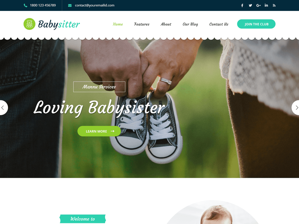 Babysitter Lite theme screenshot