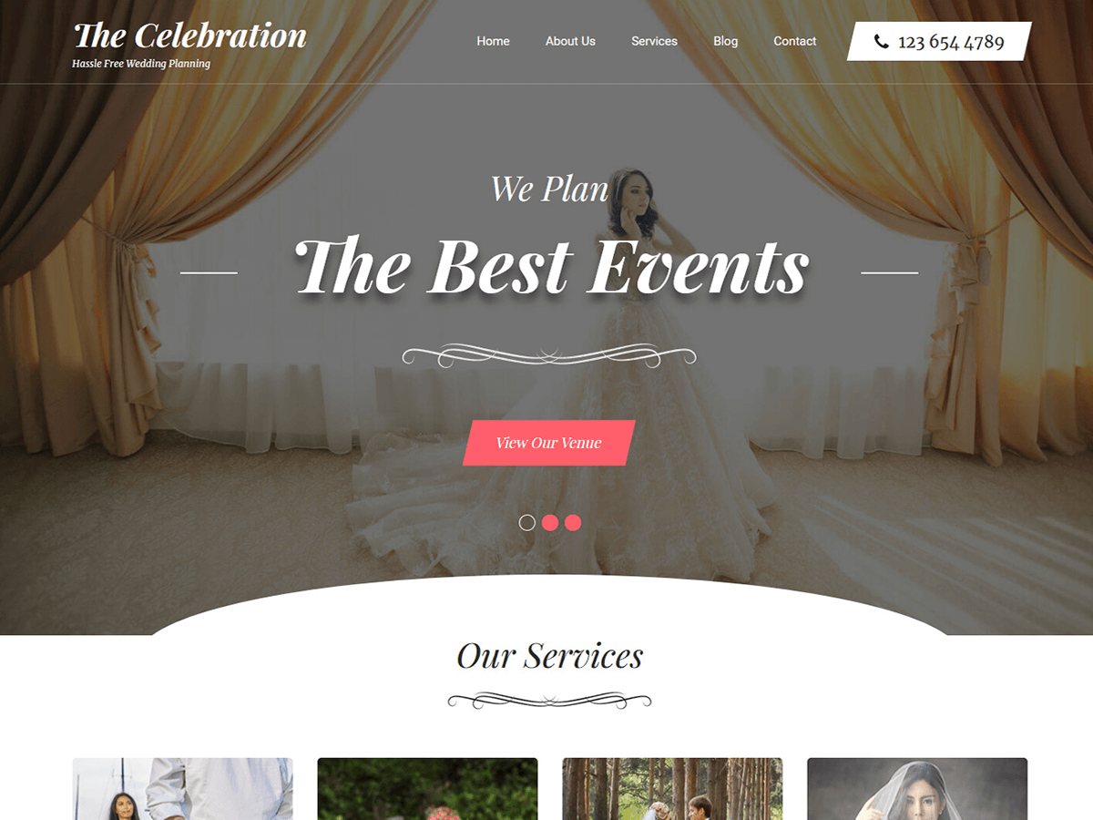 Banquet Hall theme screenshot