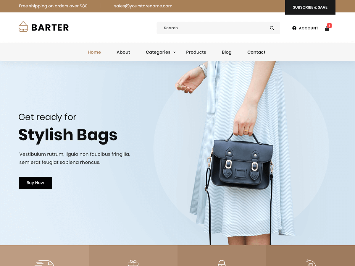 Barter theme screenshot