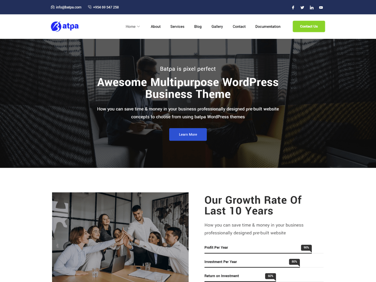 Batpa theme screenshot