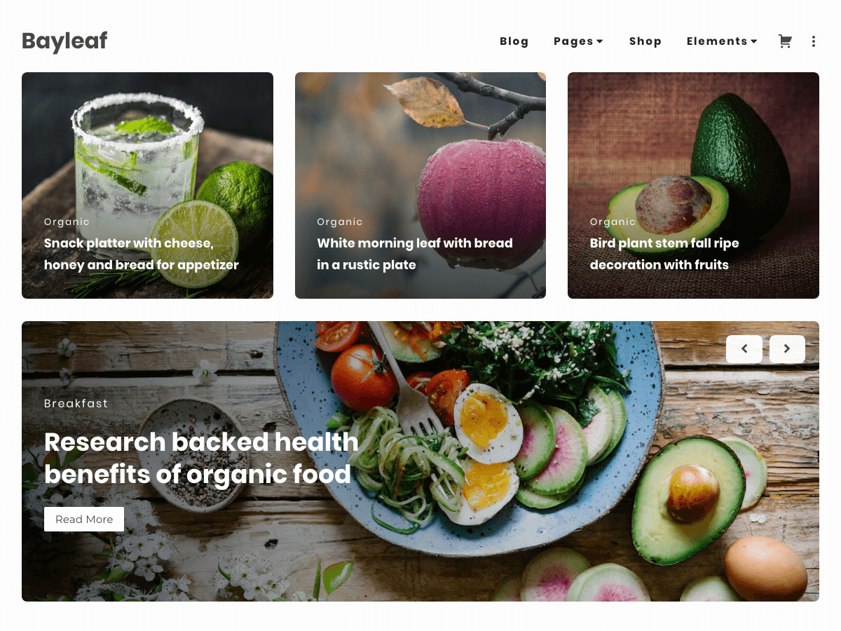 Bayleaf theme screenshot