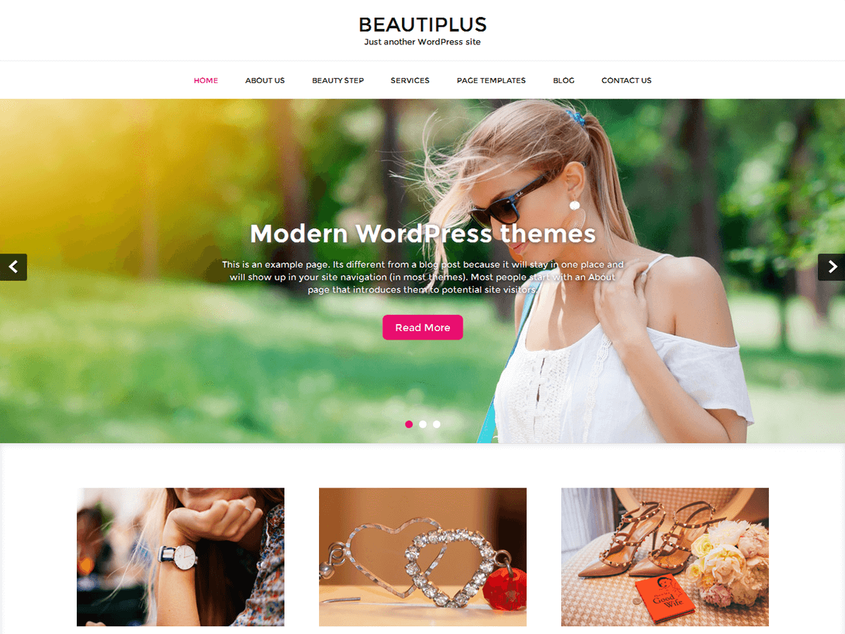 Beautiplus theme screenshot