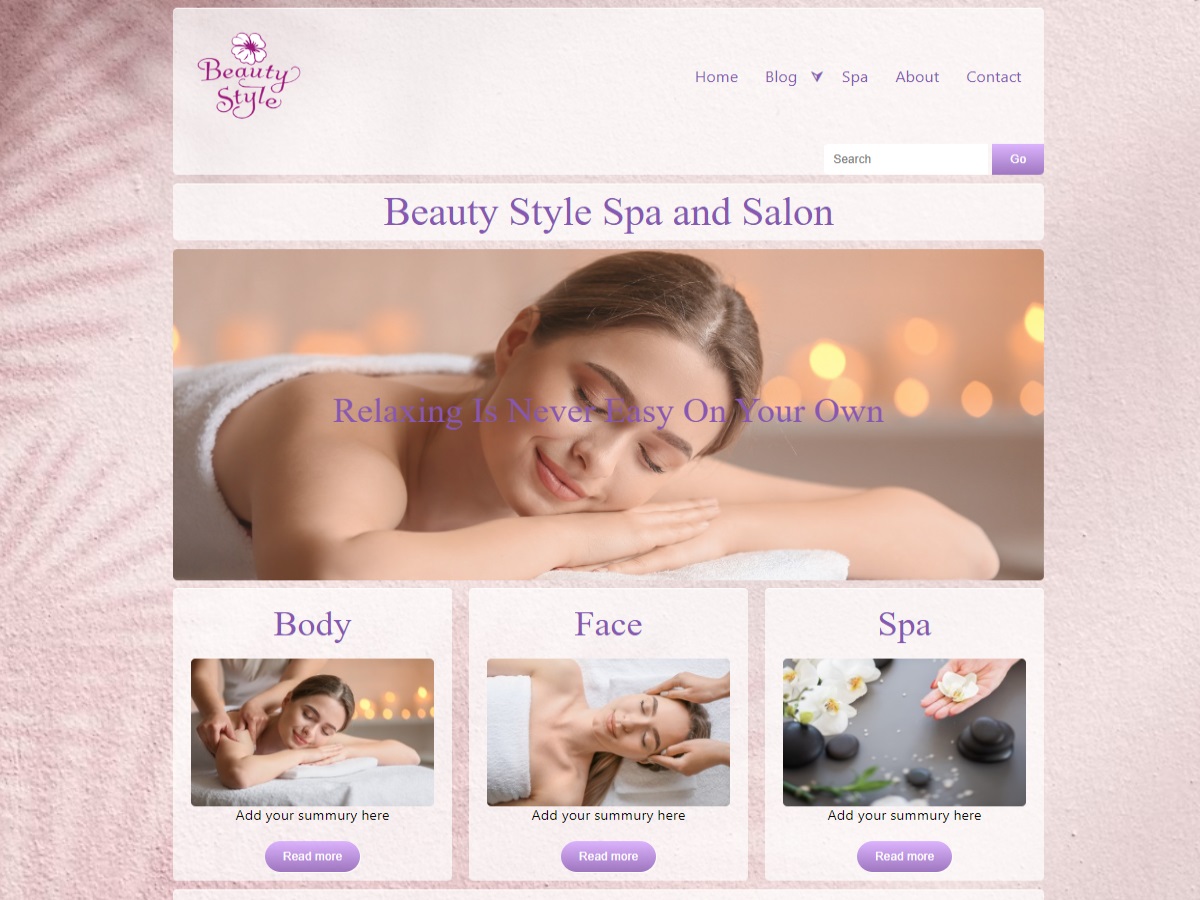 BeautyStyle theme screenshot