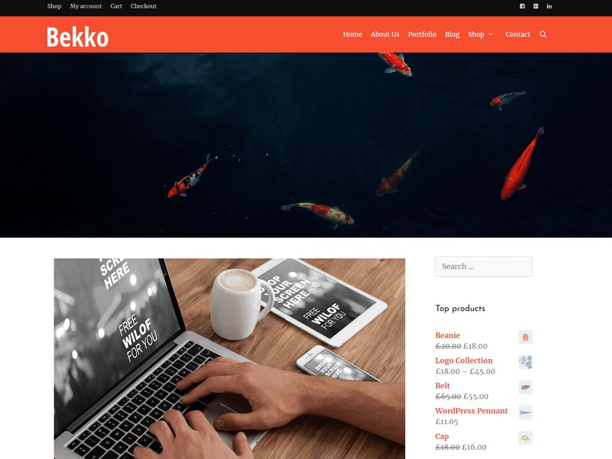 Bekko theme screenshot