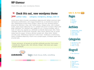Bella theme screenshot