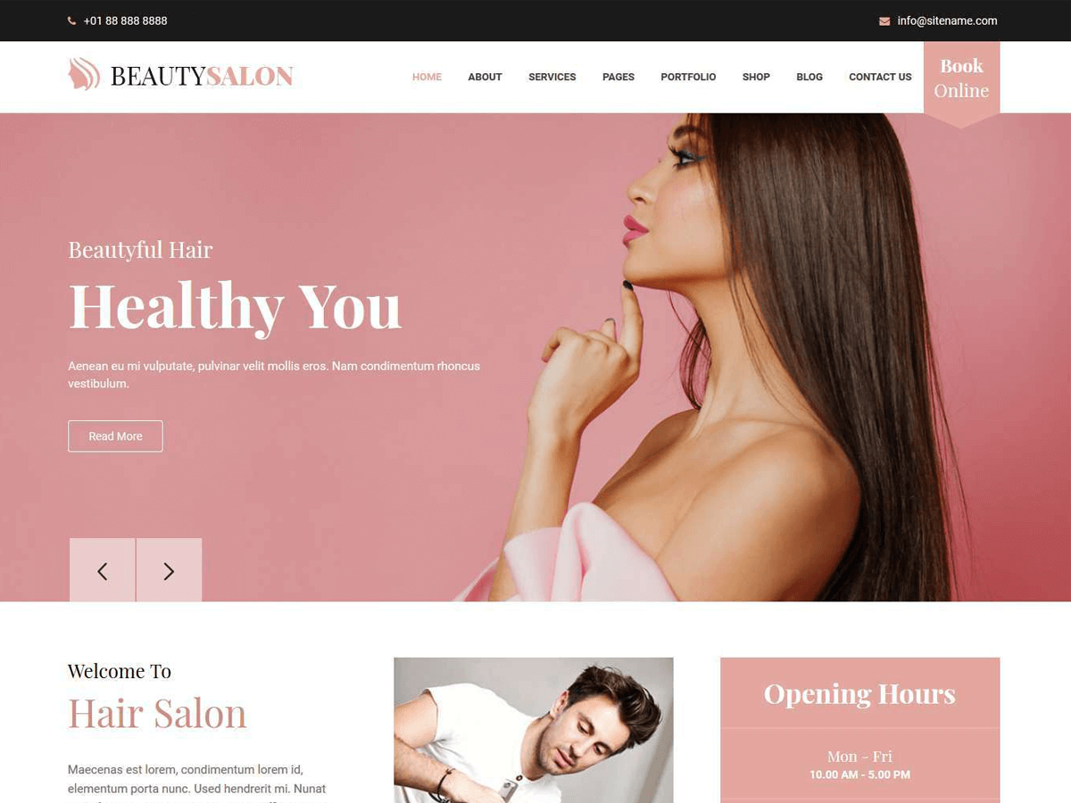 Belleza theme screenshot