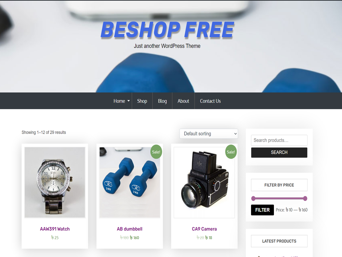 Beshop Free theme screenshot