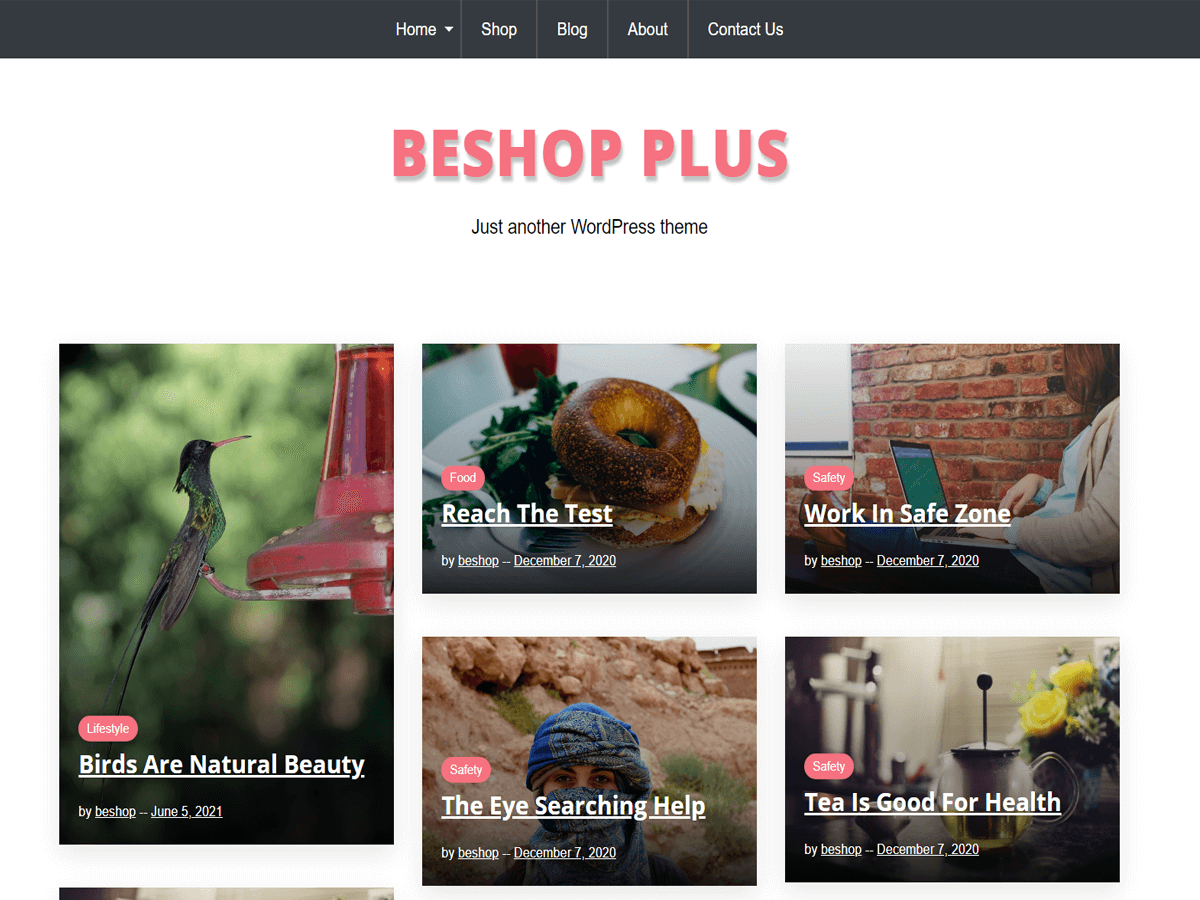 Beshop Plus theme screenshot