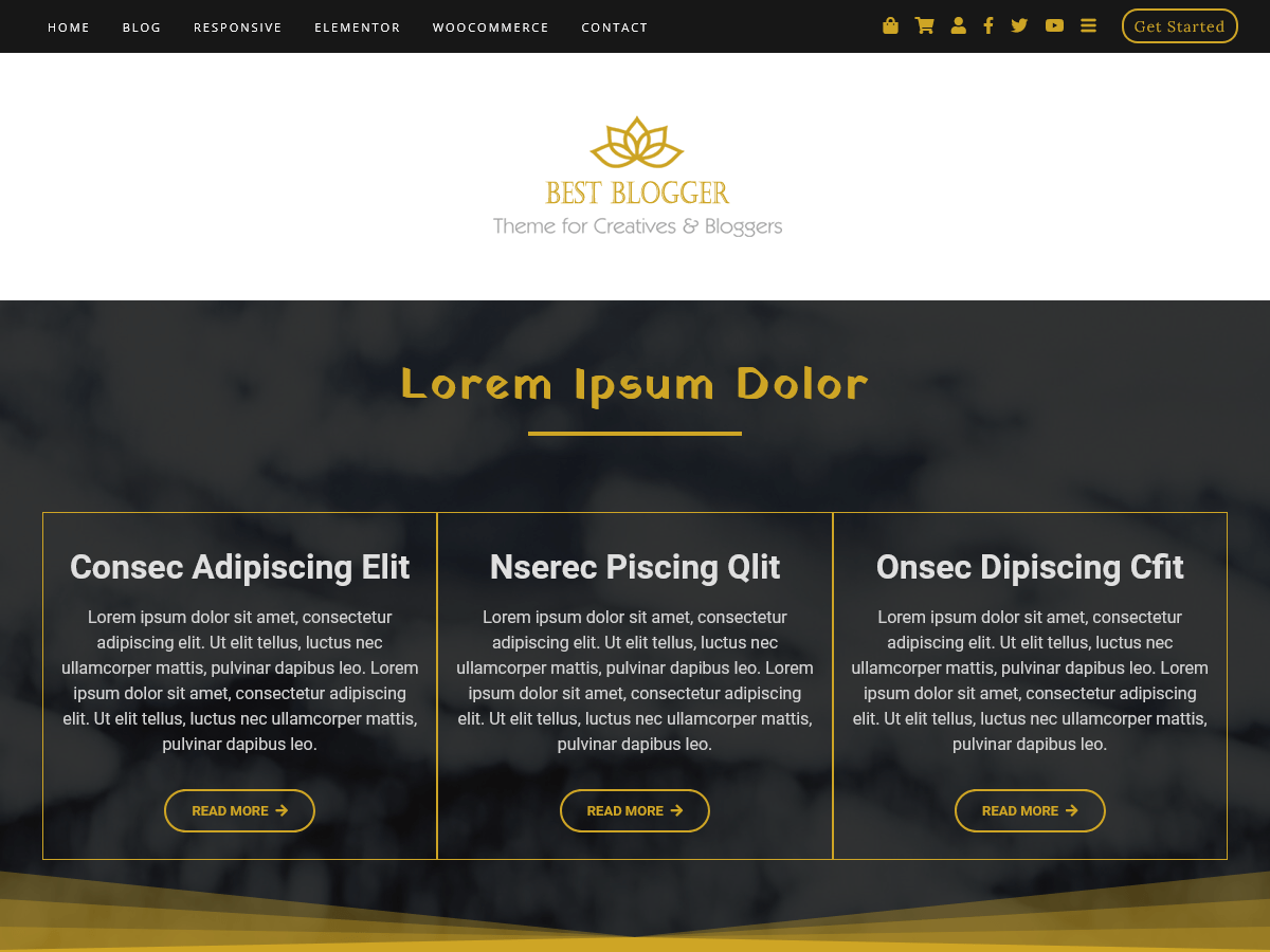 Best Blogger theme screenshot