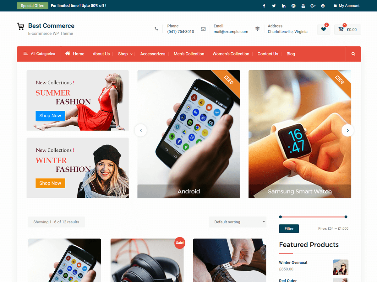 Best Commerce theme screenshot