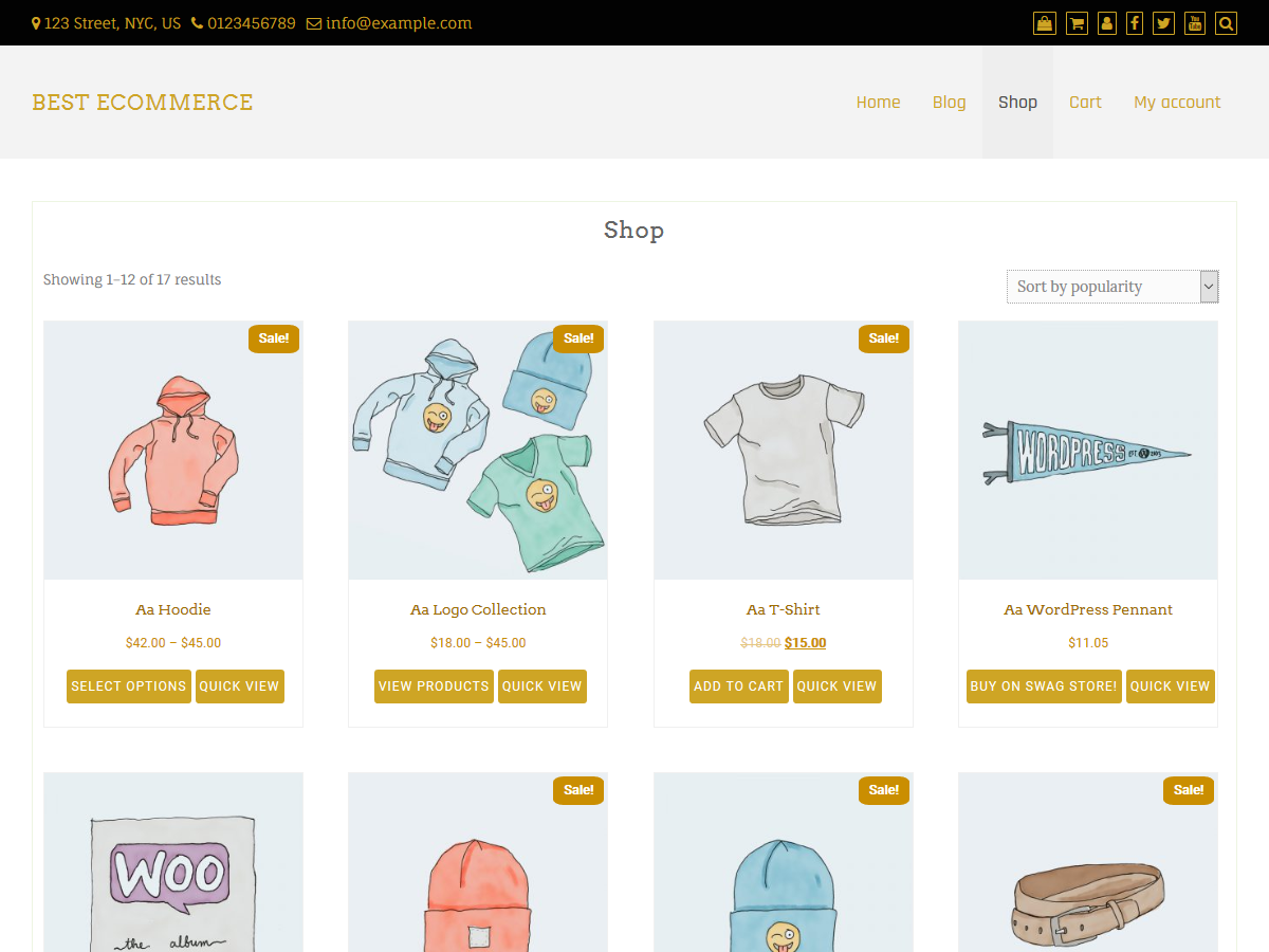 Best eCommerce theme screenshot