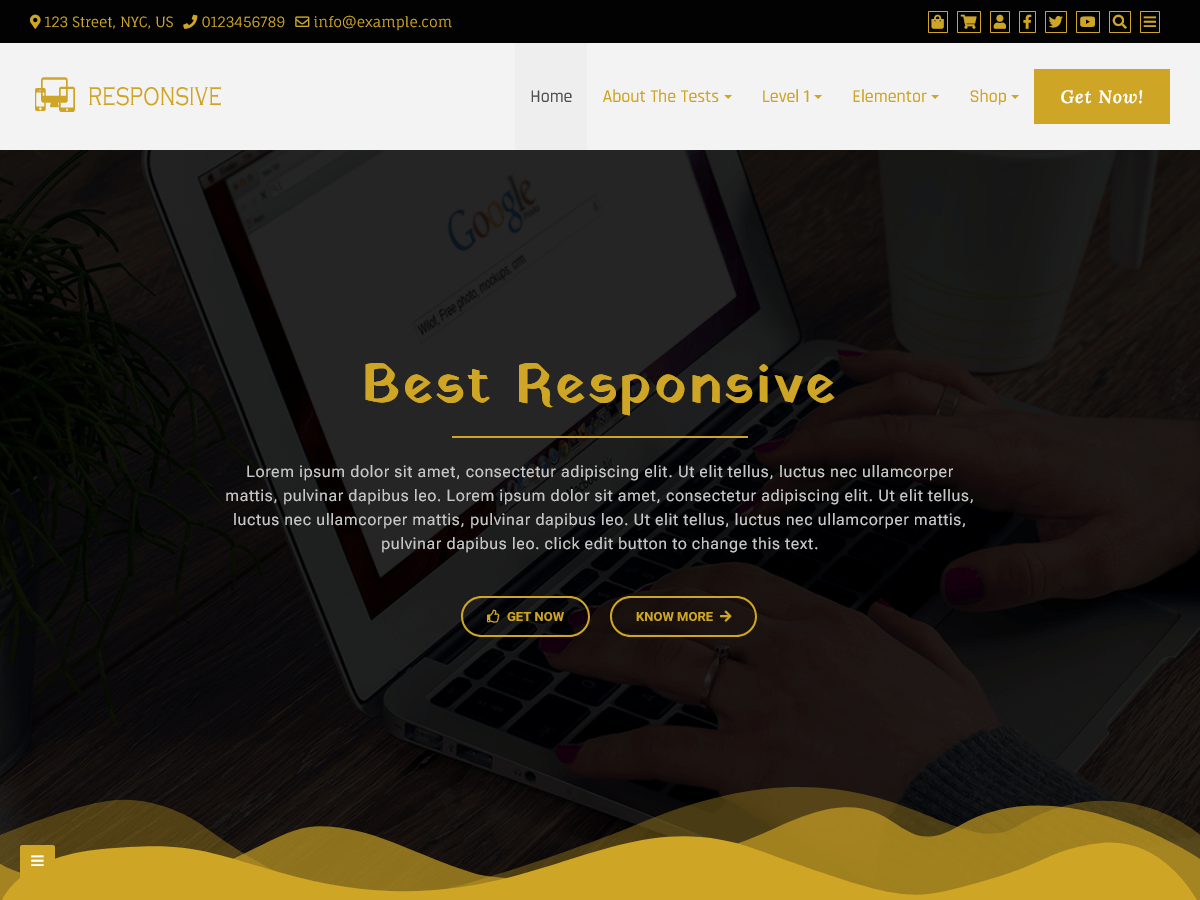 Best Responsive theme screenshot