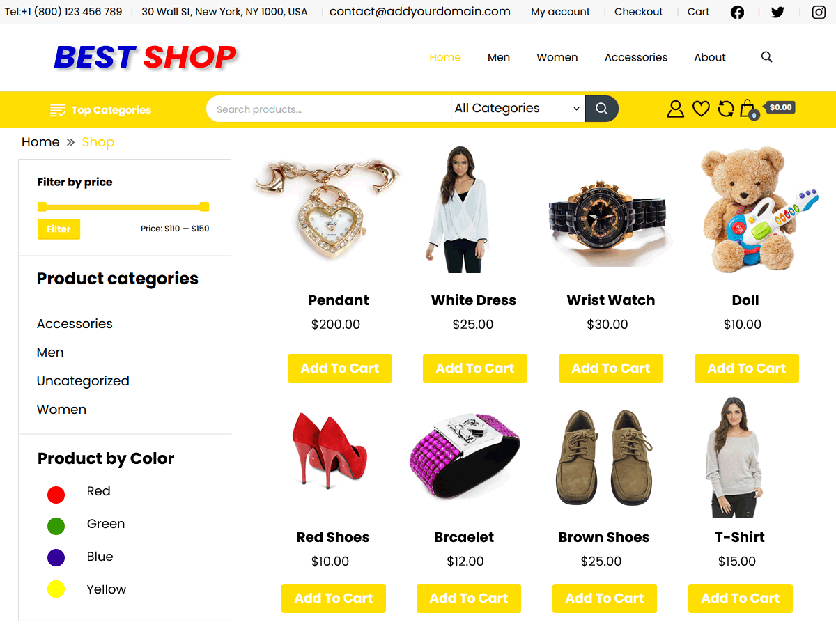 Best Shop theme screenshot