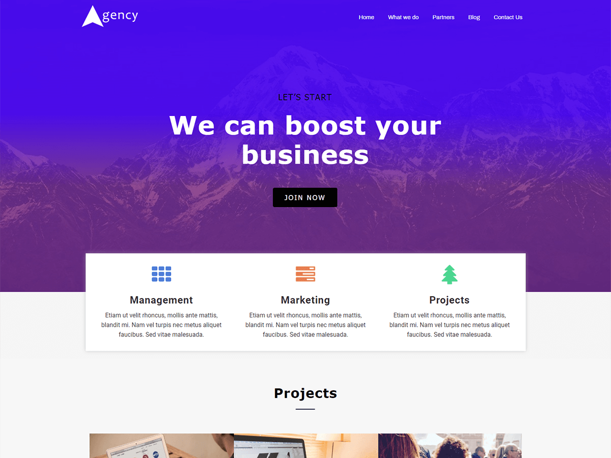 Bevro theme screenshot