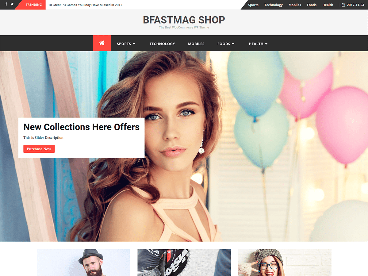 bFastMag Shop theme screenshot