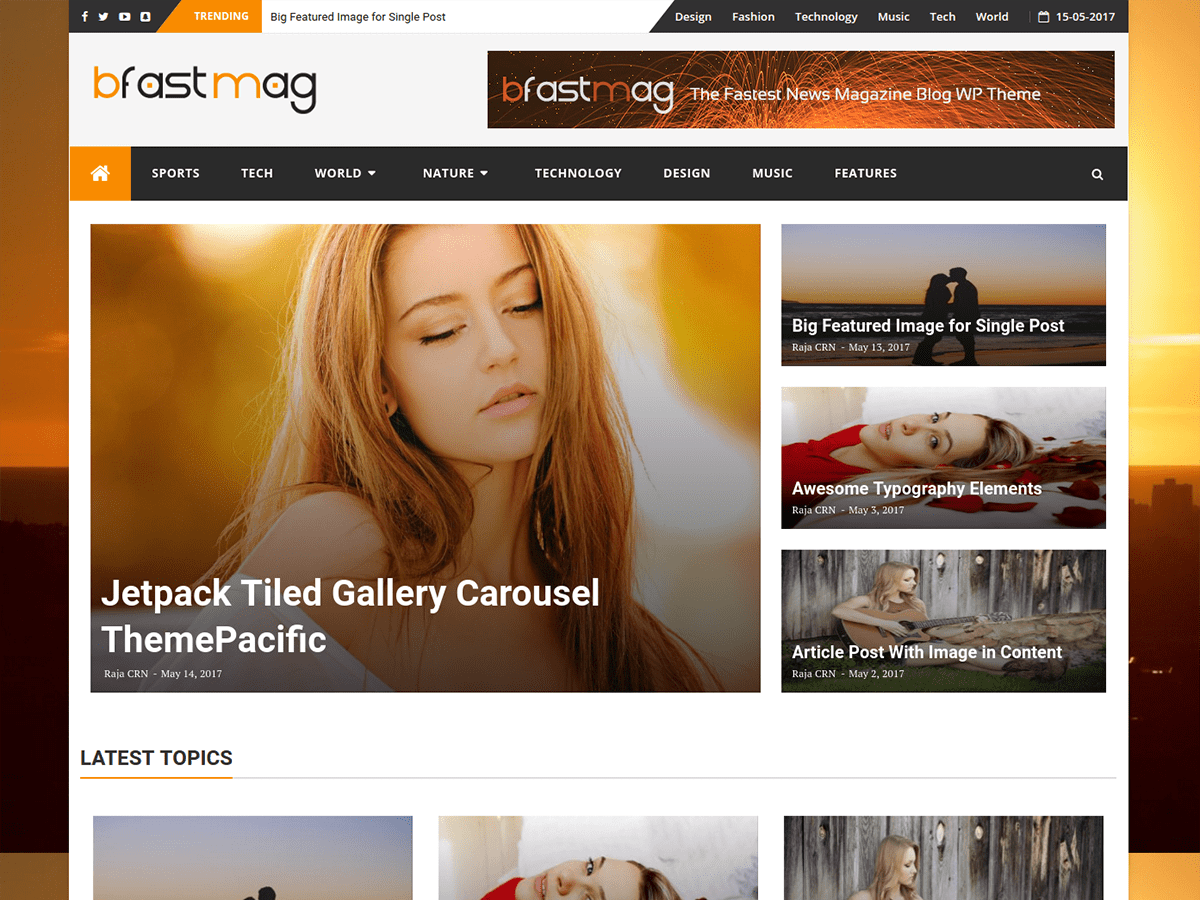 bFastMag theme screenshot