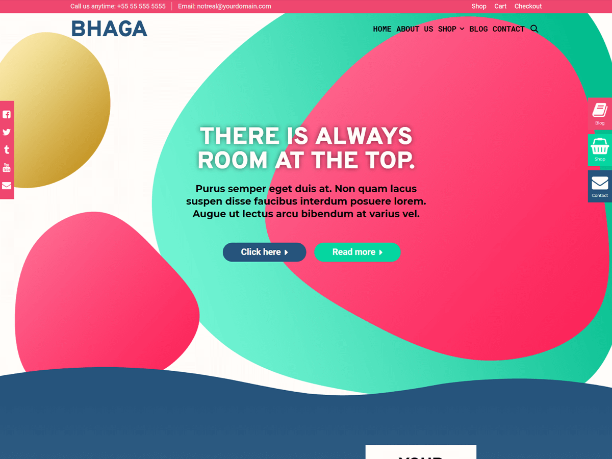 Bhaga theme screenshot