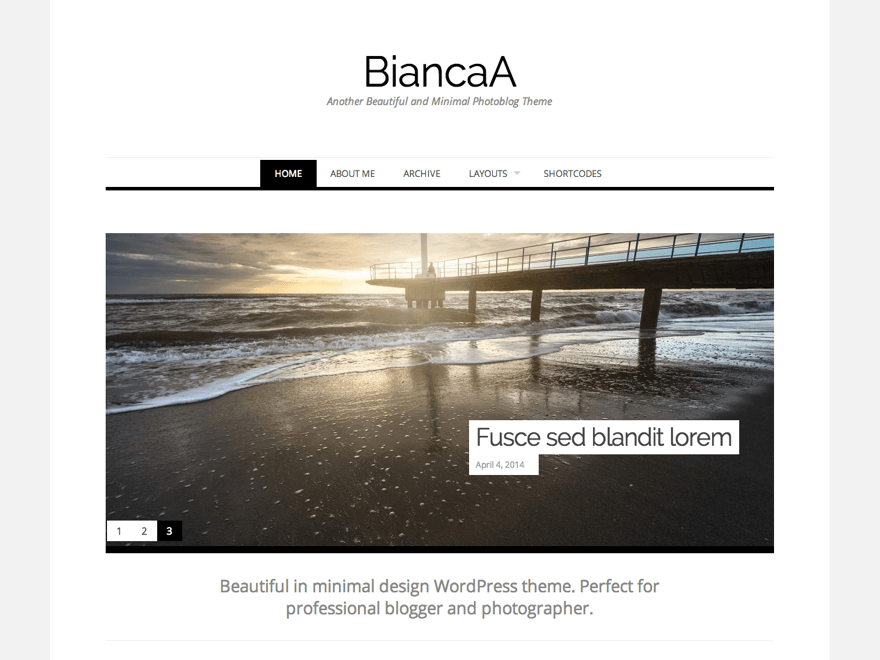 Biancaa theme screenshot