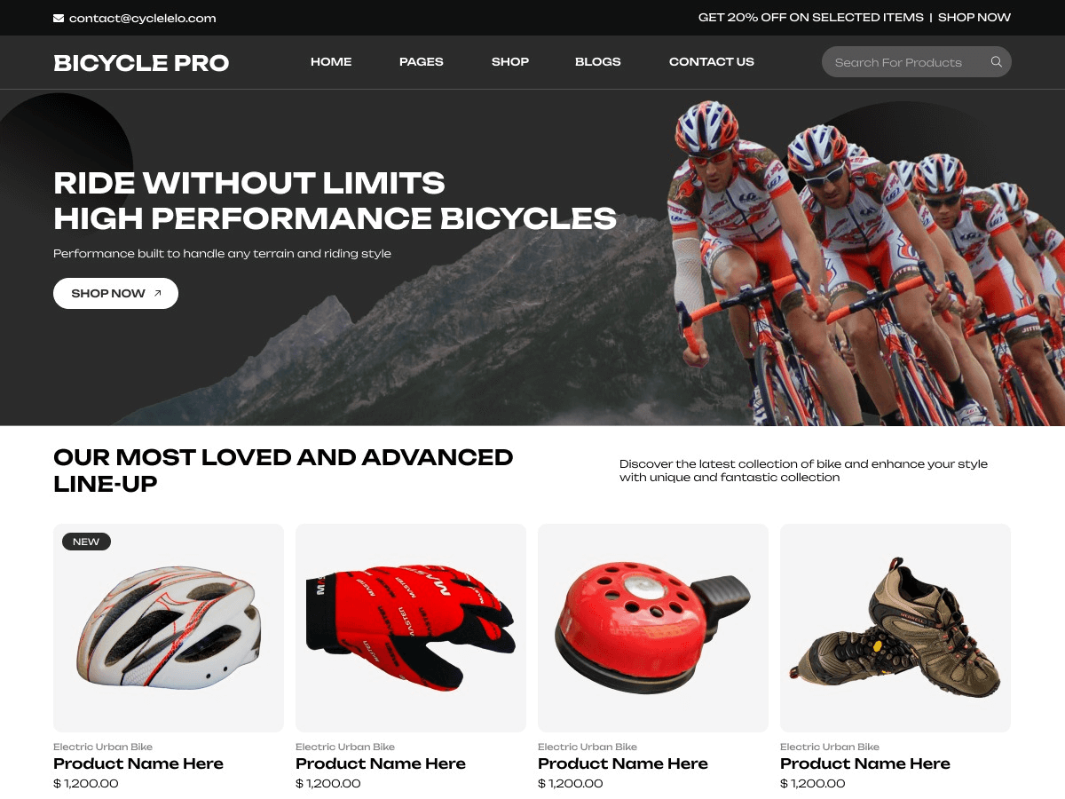 Bicycle Repair Shop theme screenshot