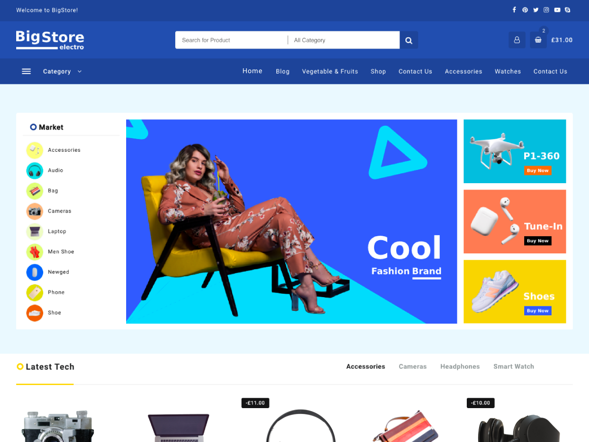 Big Store theme screenshot
