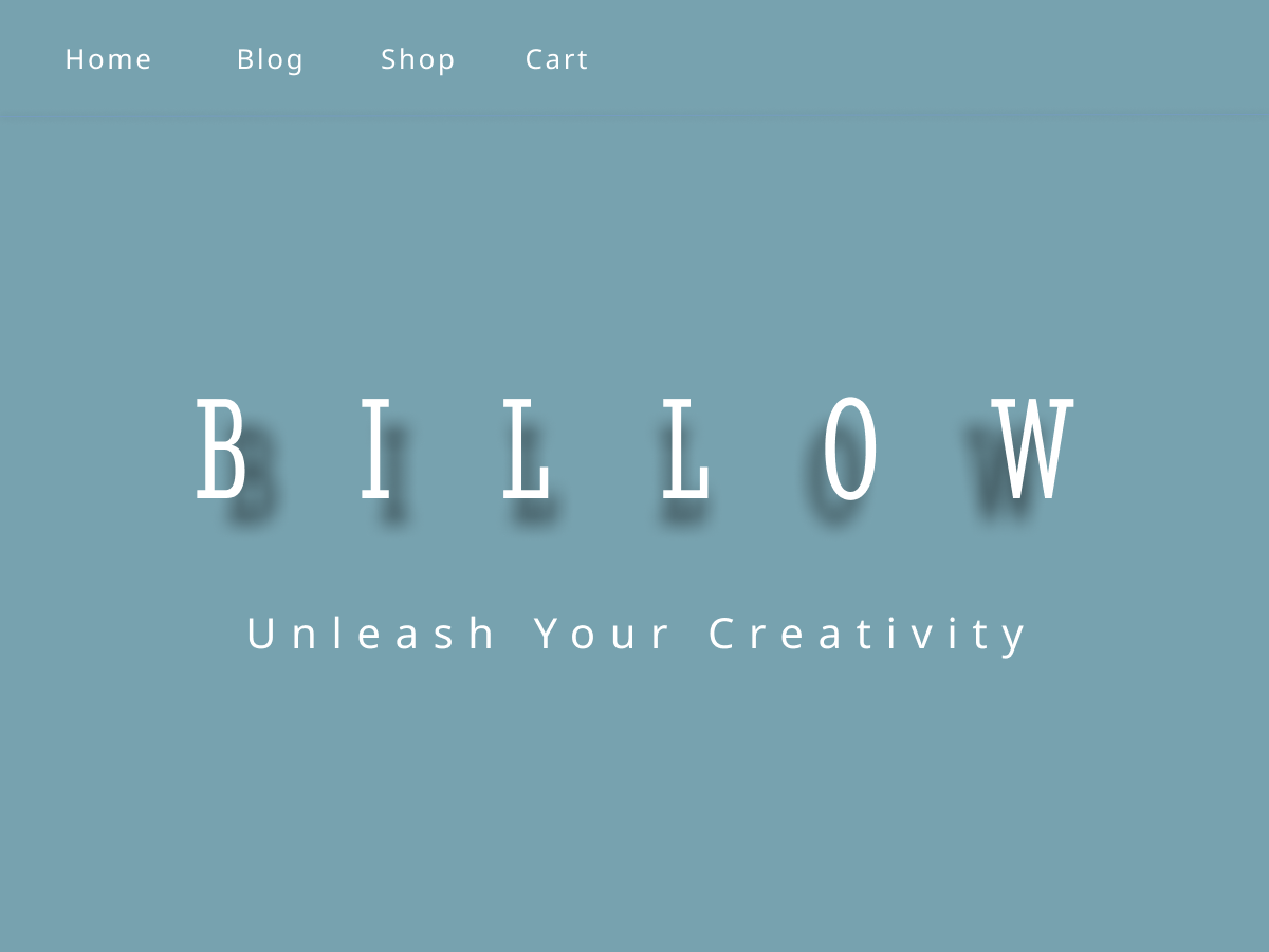 Billow theme screenshot