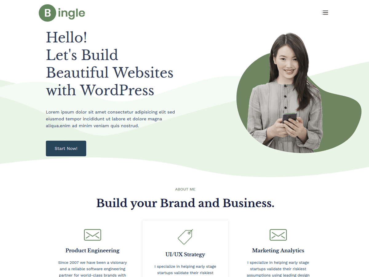 Bingle theme screenshot