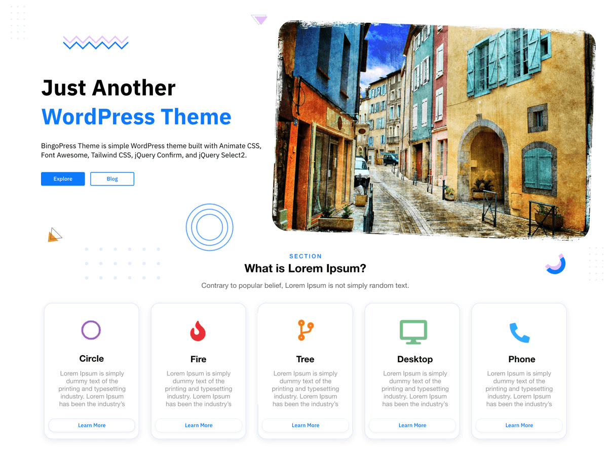BingoPress theme screenshot