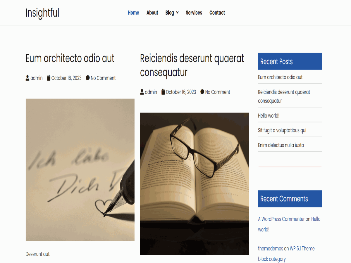 BInsight theme screenshot