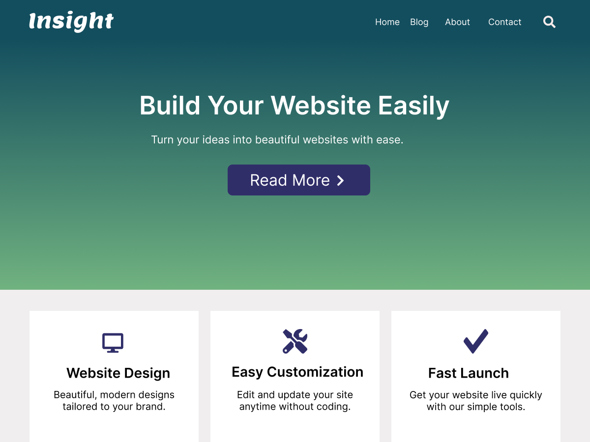 BInsight theme screenshot