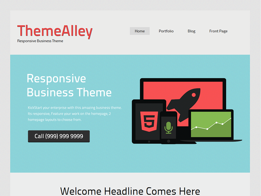 BizKit theme screenshot