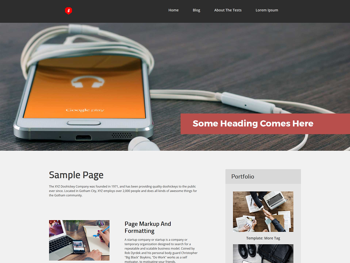 bizto theme screenshot