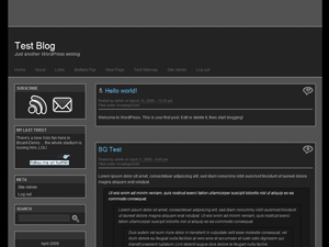Black Hat theme screenshot
