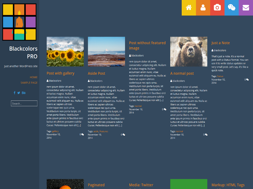 blackcolors theme screenshot