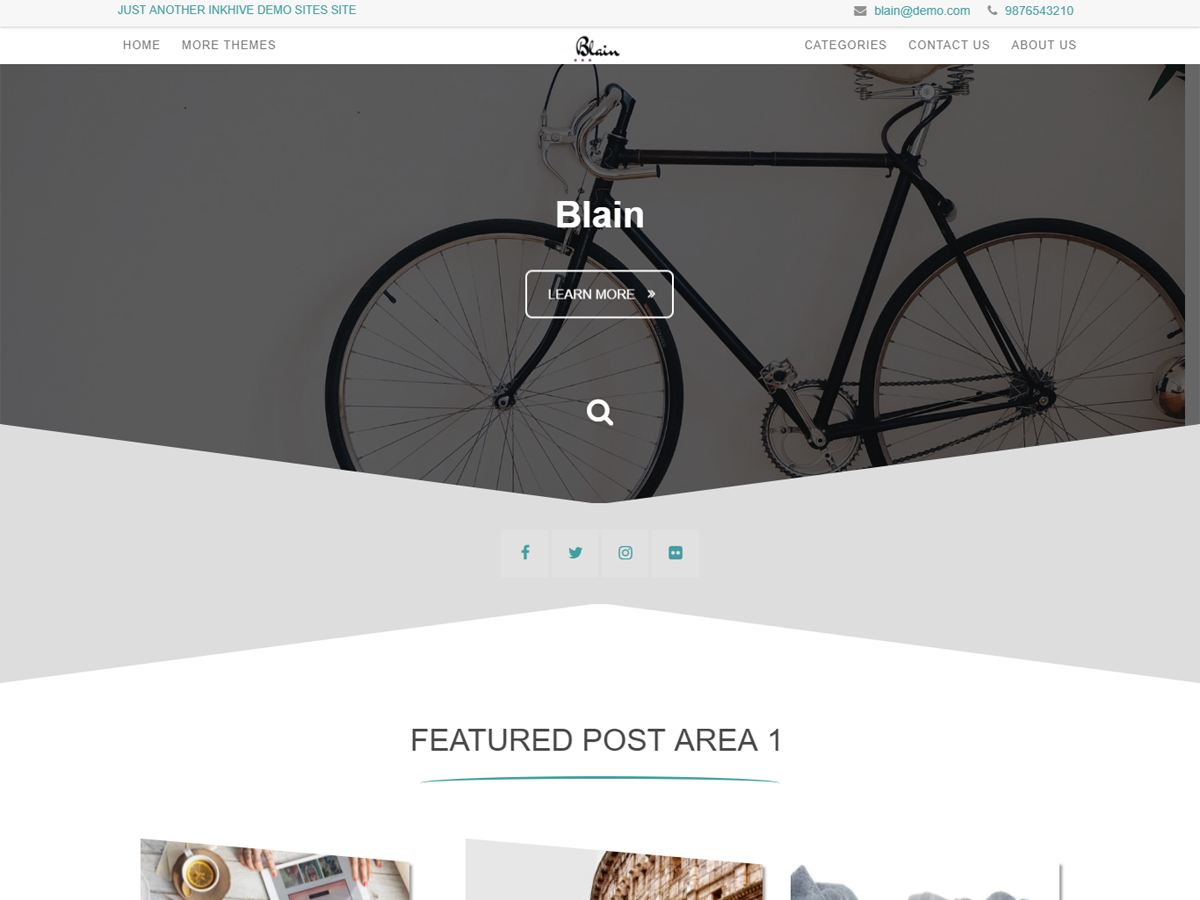 Blain theme screenshot
