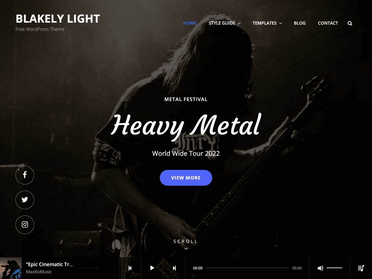 Blakely Light theme screenshot