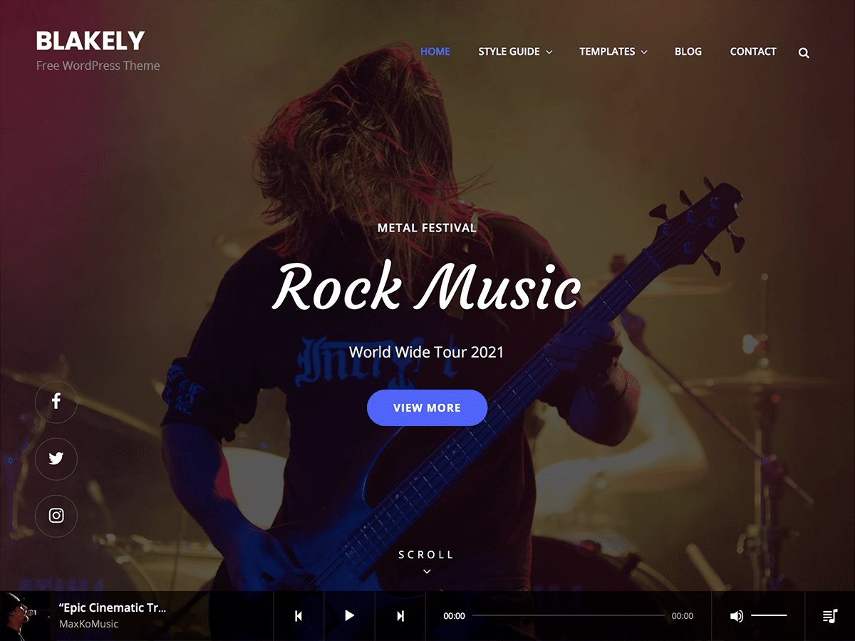 Blakely theme screenshot