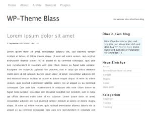 Blass2 theme screenshot