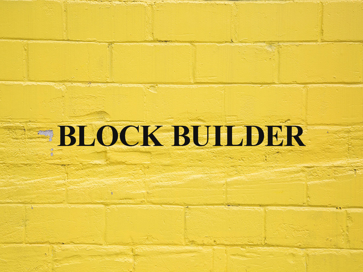 Block Builder theme screenshot