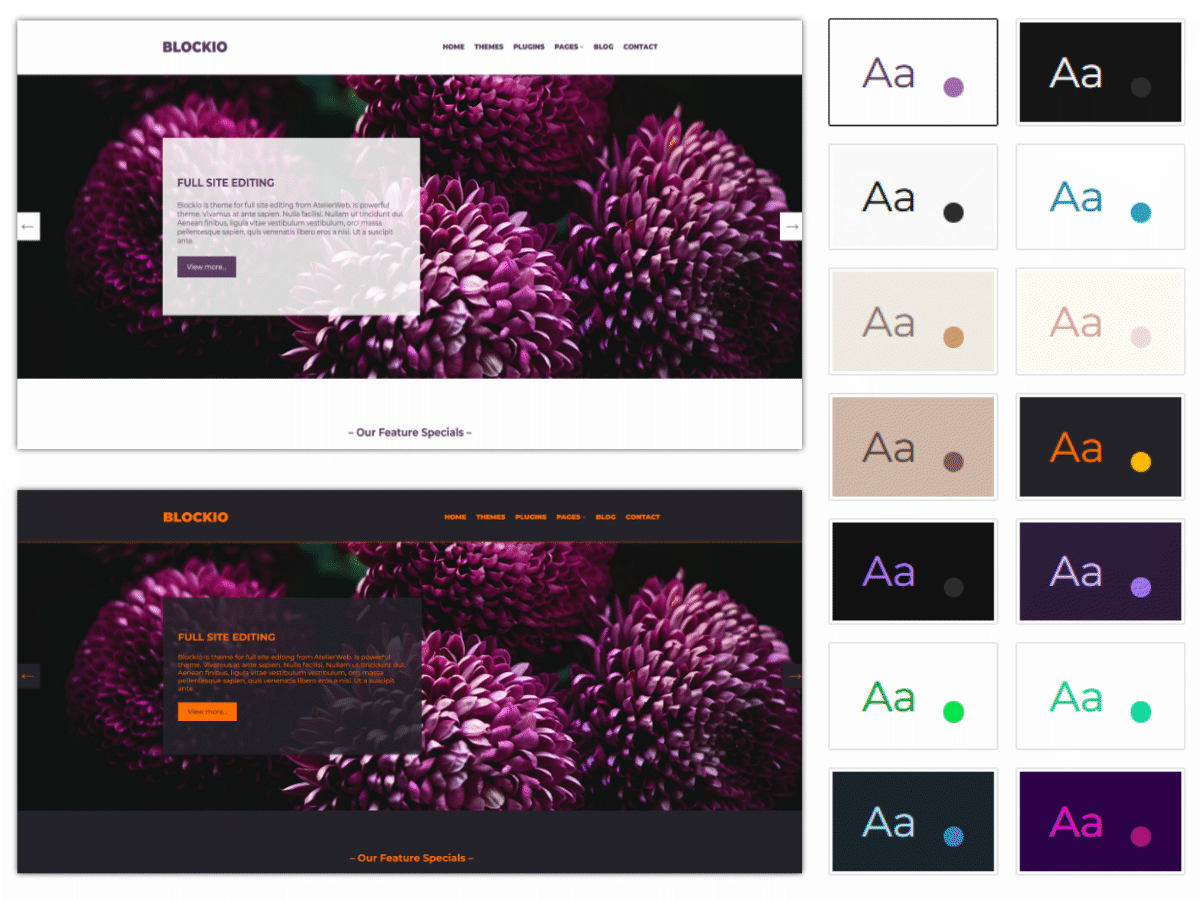 Blockio theme screenshot