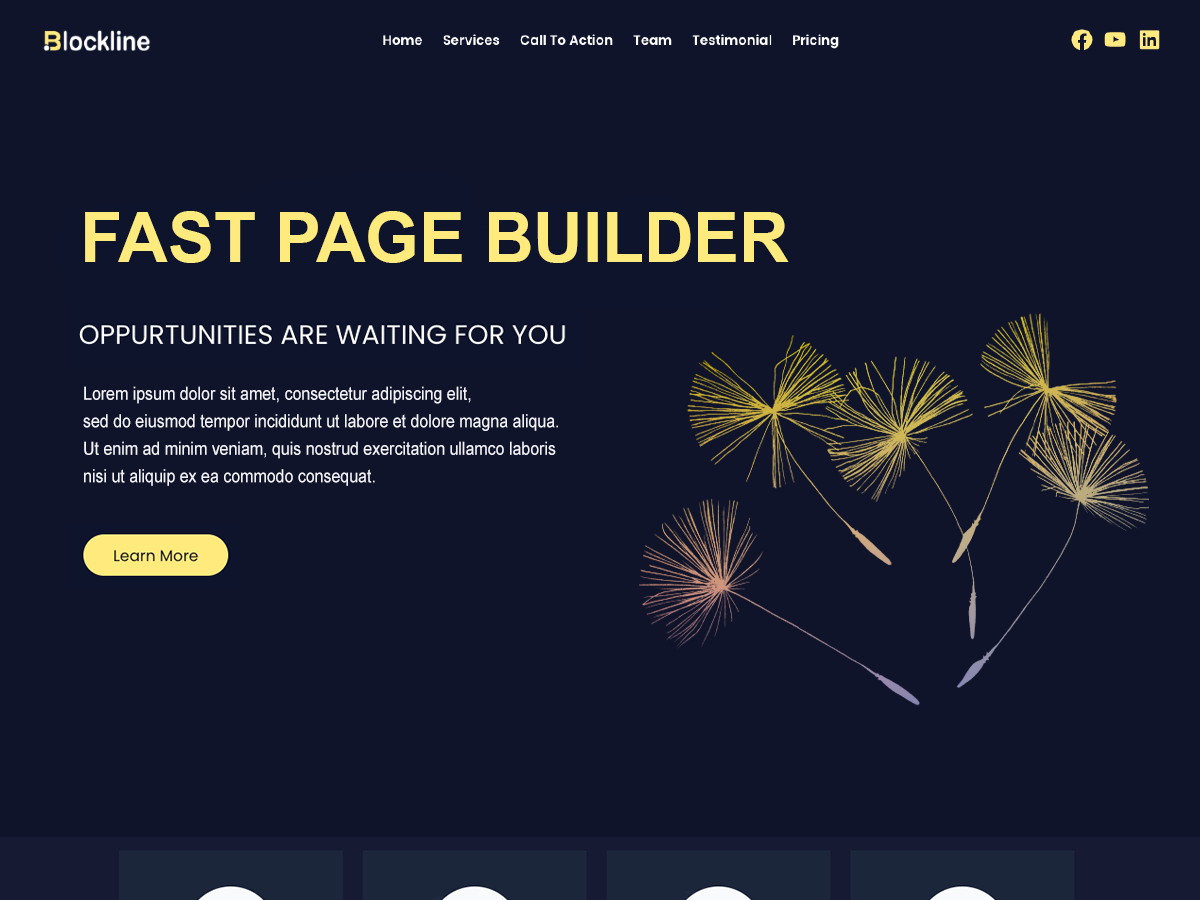 Blockline theme screenshot