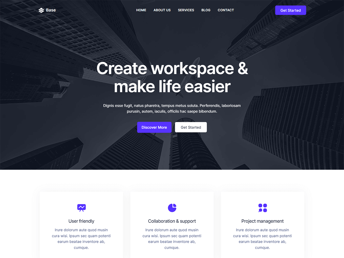 Blockskit Base theme screenshot