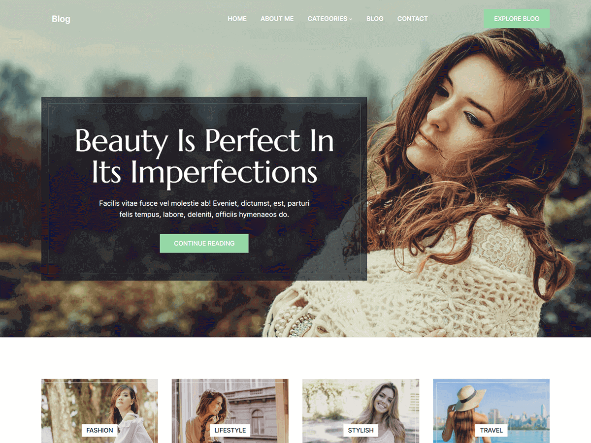 Blockskit Blog theme screenshot
