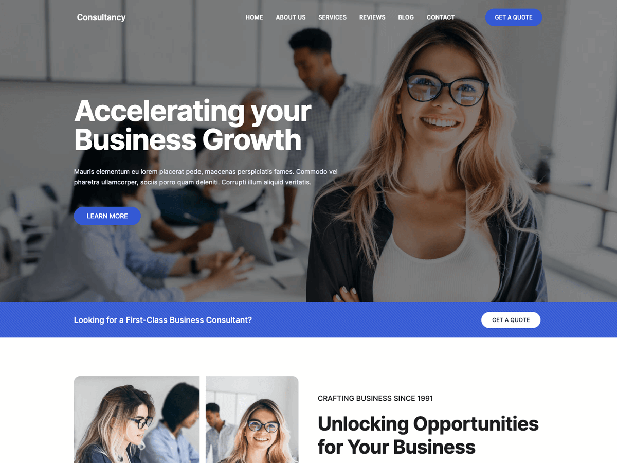 Blockskit Consultancy theme screenshot