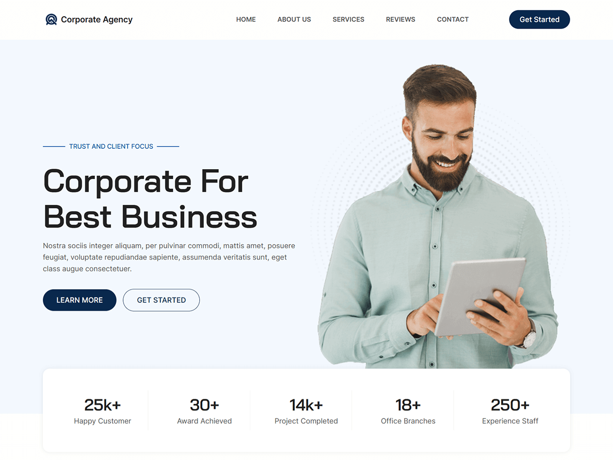 Blockskit Corporate Agency theme screenshot