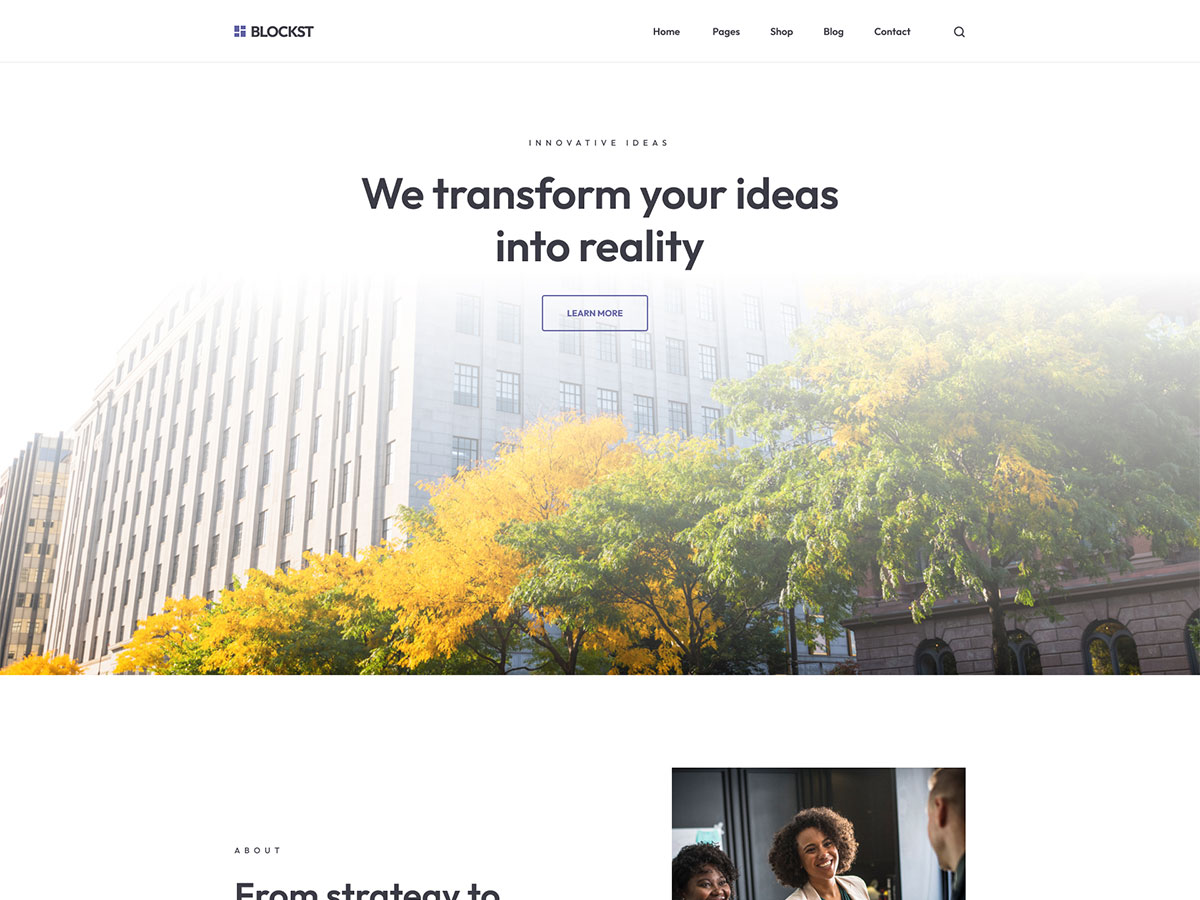 Blockst theme screenshot