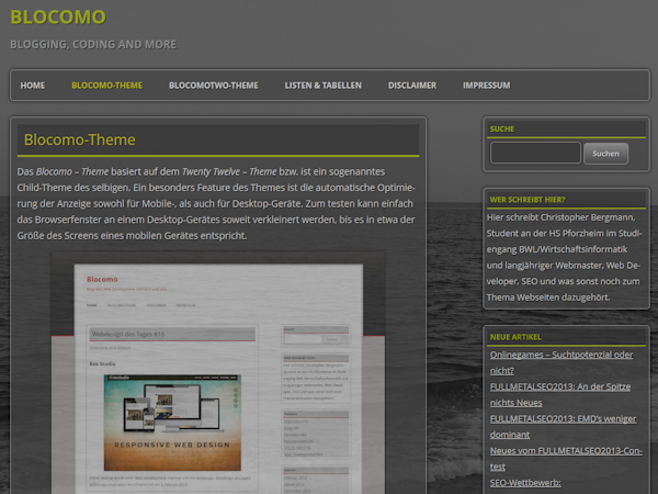 BlocomoTwo theme screenshot