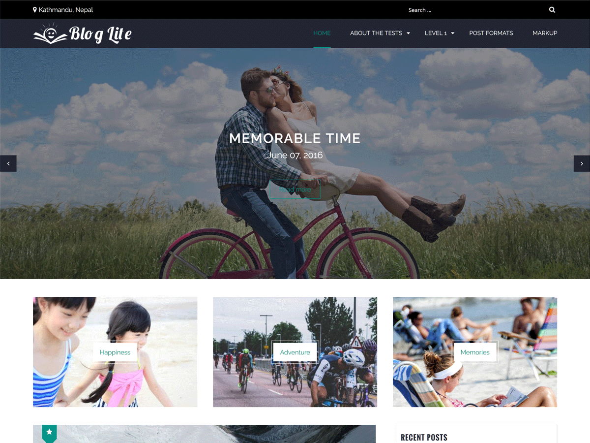 Blog Lite theme screenshot