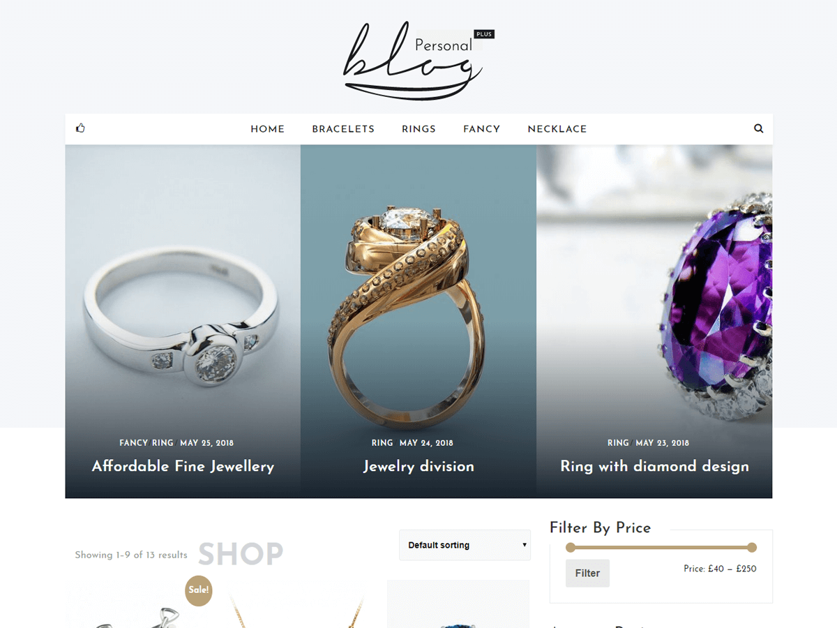 Blog Personal Plus theme screenshot