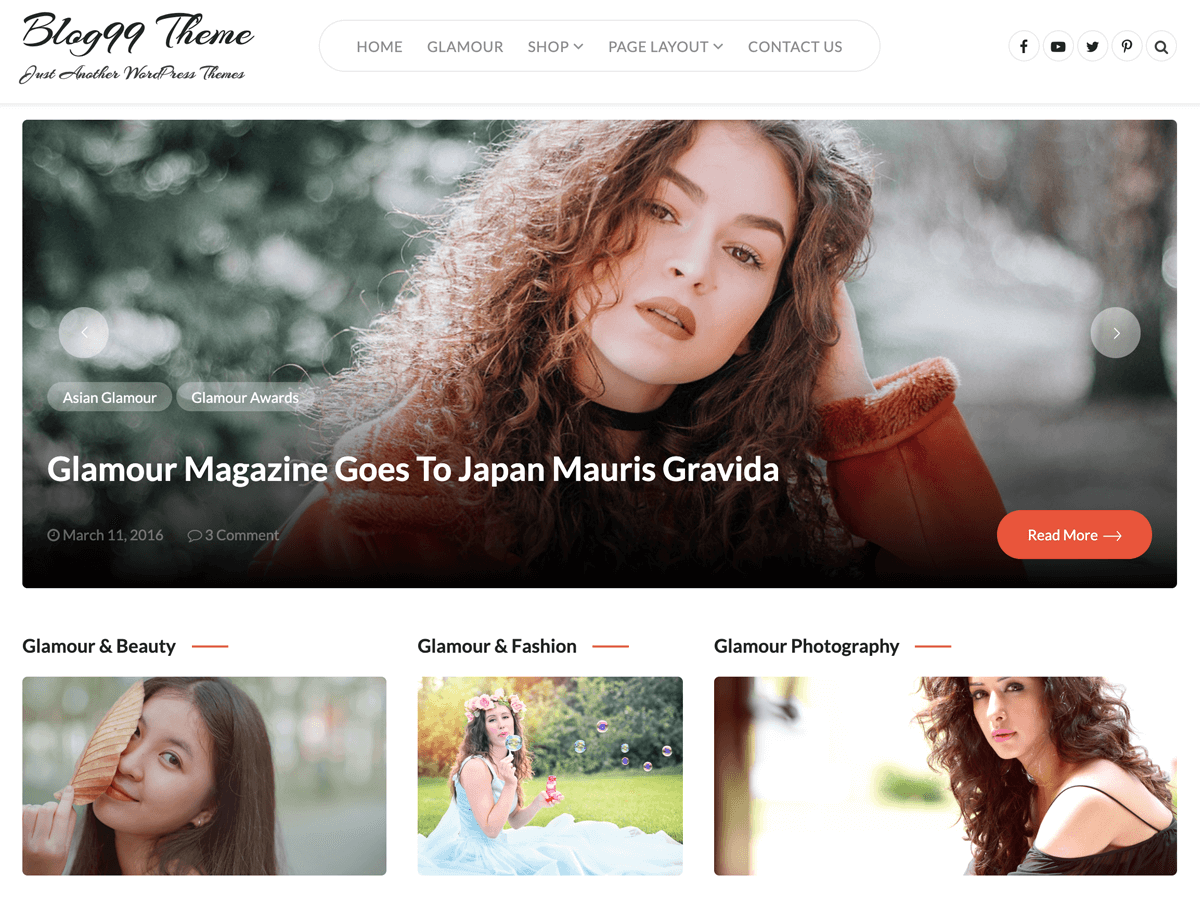 Blog99 theme screenshot