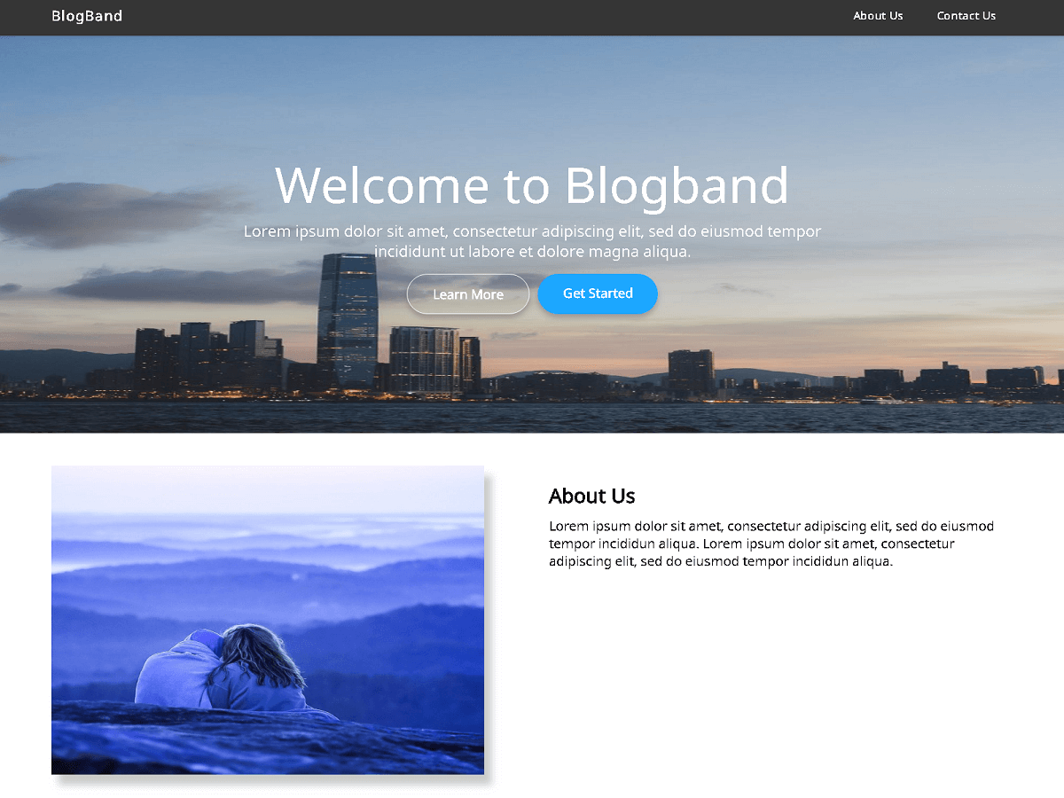 Blogband theme screenshot